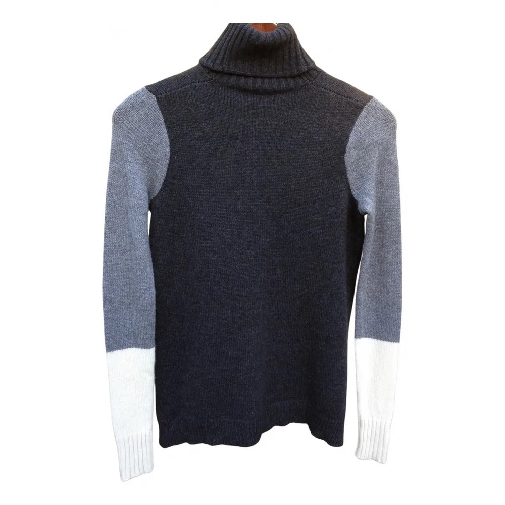 Vince Women's Turtleneck Sweater in Black, Gray, and White XS